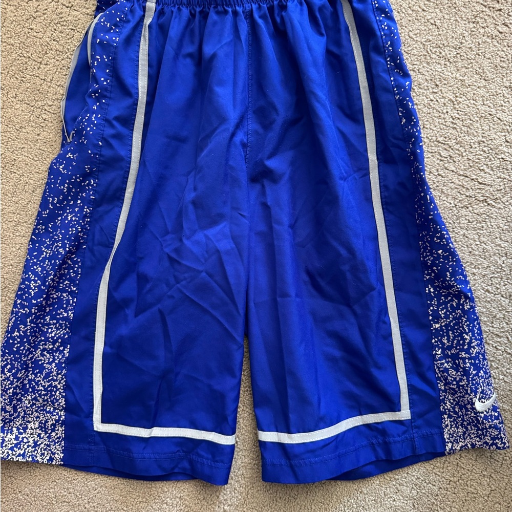 Nike Blue Athletic Basketball Shorts